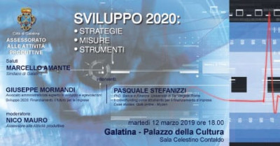 “SVILUPPO 2020. Strategie, misure, strumenti”